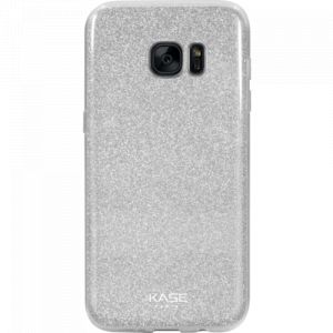 Coque slim pailletée étincelante pour samsung galaxy s7 edge, argent