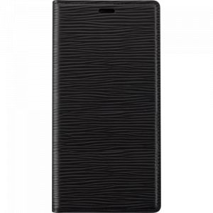 Diarycase 2.0 coque clapet en cuir véritable avec support aimanté pour apple iphone 11, noir minuit