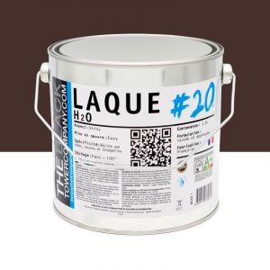 Laque Satin Acrylique de Finition Plafond RAL 8017 - Brun chocolat 2,5L