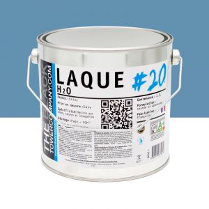 Laque Acrylique Finition Satin Murs RAL 5024 - Bleu pastel 2,5L