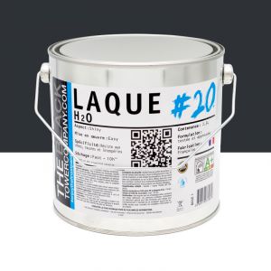 Laque Satin Acrylique de Finition Plafond RAL 7021 - Gris noir 2,5L