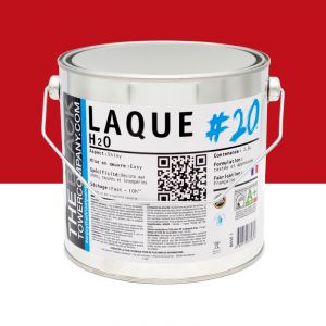 Laque Acrylique Finition Satin Murs RAL 3020 - Rouge signalisation 2,5L