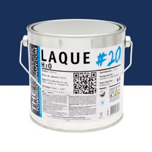Laque Acrylique Finition Satin Murs RAL 5003 - Bleu saphir 2,5L