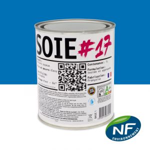 SOIE #17 - Peinture finition acrylique velours RAL 5015 - Bleu ciel 1L