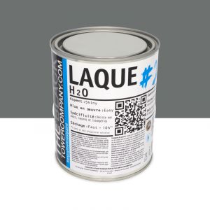 LAQUE H2o #20 - Laque acrylique satin&eacute;e RAL 7005 - Gris souris 1L