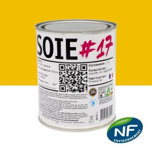 SOIE #17 - Peinture finition acrylique velours RAL 1023 - Jaune signalisation 1L