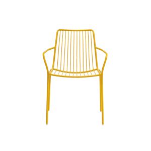 Petit Fauteuil - NOLITA 3656 Acier finition époxy Jaune