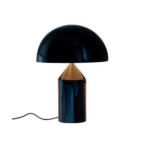 Lampe à poser - ATOLLO 233 Aluminim verni Diam 50cm x H 70cm Noir