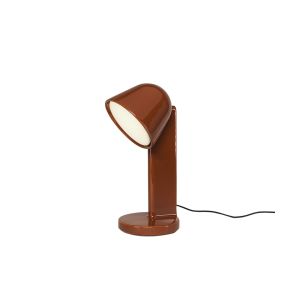 Lampe &agrave; poser - C&Eacute;RAMIQUE DOWN Rouge rouille