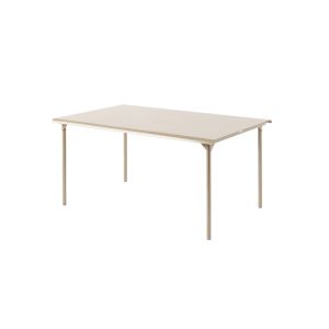Table extérieur - Table PATIO 160x100 Beige gris