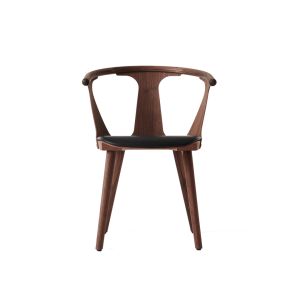 Chaise - IN BETWEEN SK2 assise cuir Noyer huilé, cuir Noble Noyer/ cuir noir