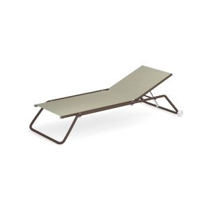 Bain de soleil, chaise longue et hamac - Bain de soleil SNOOZE Marron d'Inde / Beige