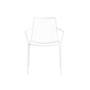 Petit Fauteuil - NOLITA 3656 Blanc Acier finition époxy