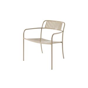 Fauteuil extérieur - Fauteuil PATIO LAMES Beige gris