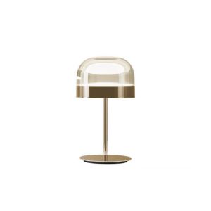 Lampe à poser - EQUATORE Or mat Ø 24 x H 42,5 cm Verre, métal