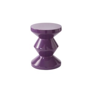 Tabouret - ZIG ZAG Violet foncé