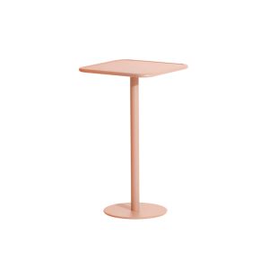 Table extérieur - Mange-debout WEEK-END carré Rose