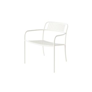 Fauteuil extérieur - Fauteuil PATIO LAMES Blanc pur