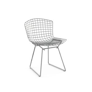 Chaise - BERTOIA Acier chrom&eacute; poli Chrome L 54cm x P 58cm x H 73cm, Assise 46cm
