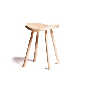 Tabouret - ULRIK STOOL Diam 35cm x H 43,5cm Frêne Frêne, polypropylène