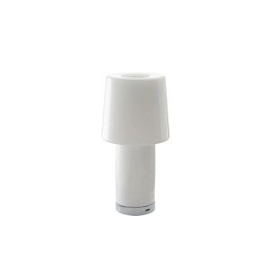 Lampe à poser - CAMEO Blanc/ chrome
