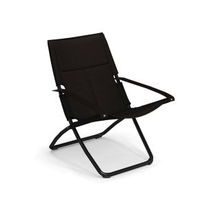 Bain de soleil, chaise longue et hamac - SNOOZE COSY Noir Brillant / Noir