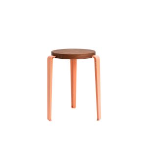 Tabouret - LOU Chêne Teinté Rose Cendré