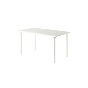Table extérieur - Table PATIO 140x80 Blanc perlé