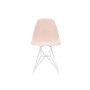 Chaise - EAMES PLASTIC CHAIR DSR Pieds Tour Eiffel Blanc finition époxy Rose tendre RE