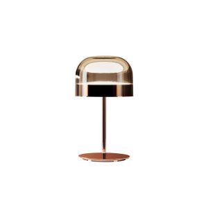 Lampe à poser - EQUATORE Ø 24 x H 42,5 cm Cuivre brillant Verre, métal galvanisé