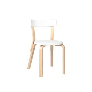 Chaise - 69 Blanc/ bouleau