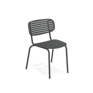 Chaise ext&eacute;rieur - MOM Fer ancien L 53 x P 56 x H 76 cm, assise 45 cm