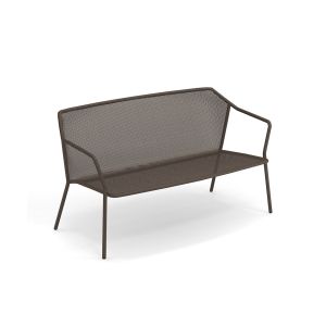 Canap&eacute; ext&eacute;rieur - DARWIN Marron d'Inde L 140 x P 73 x H 75 cm, assise 39 cm