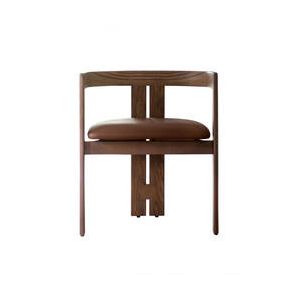 Chaise - PIGRECO Noyer, cuir Cuir Aniline 02