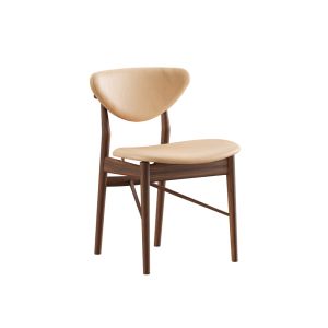 Chaise - 108 Cuir Noyer Cuir Vegetal nature