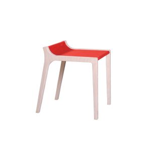 Siège enfant - XARRE Contreplaqué bouleau, Assise feutre L 360cm x P 36cm x H 38cm, Assise H 33cm Rouge