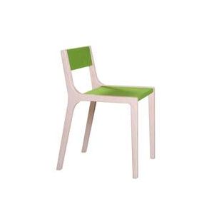 Siège enfant - SLAWOMIR Feutre vert Contreplaqué bouleau, Assise et dossier feutre L 37cm x P 45cm x H 65cm, Assise H 40cm