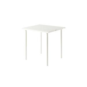 Table extérieur - Table PATIO 75x75 Blanc pur