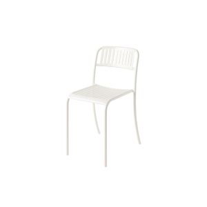 Chaise extérieur - Chaise PATIO LAMES Blanc pur