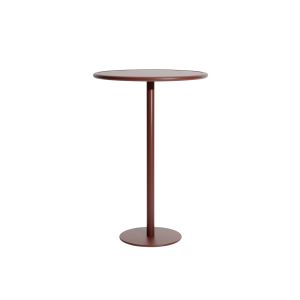 Table extérieur - Mange-debout WEEK-END rond Rouge brun