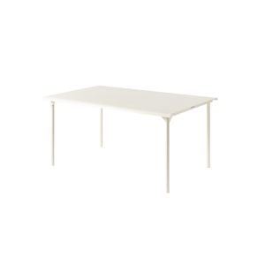Table extérieur - Table PATIO 160x100 Blanc perlé