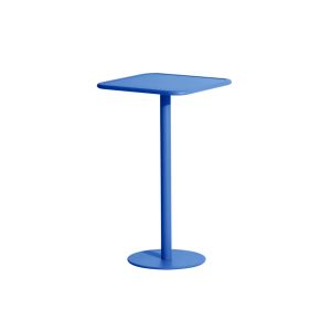 Table extérieur - Mange-debout WEEK-END carré Bleu