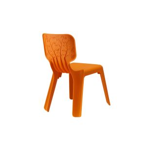 Siège enfant - ALMA chaise enfant Polypropylène renforcé, avec fibre de verre L 39cm x P 40cm x H 58cm, Assise H 32cm Jaune
