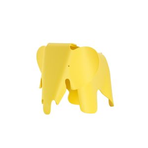 Siège - EAMES ELEPHANT Polypropylène teinté dans la masse, Surface mate L 41cm x P 78,5cm x H 41,4cm Bouton d'or