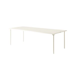 Table extérieur - Table PATIO 240x100 Blanc perlé