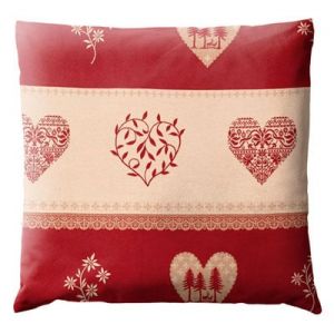 Coussin Montagne Delebio Bleu