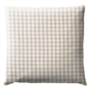 Coussin Vichy Ficelle