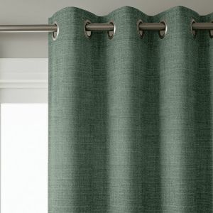 Rideau Velours Chenillé Vert Olive