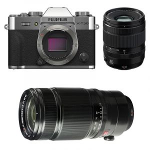 FUJIFILM X-T30 II Silver + 16-50 + 50-140 Garanti 3 ans