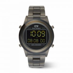 Daniel Wellington DW Montre 42mm Retro Digital Dark Grey